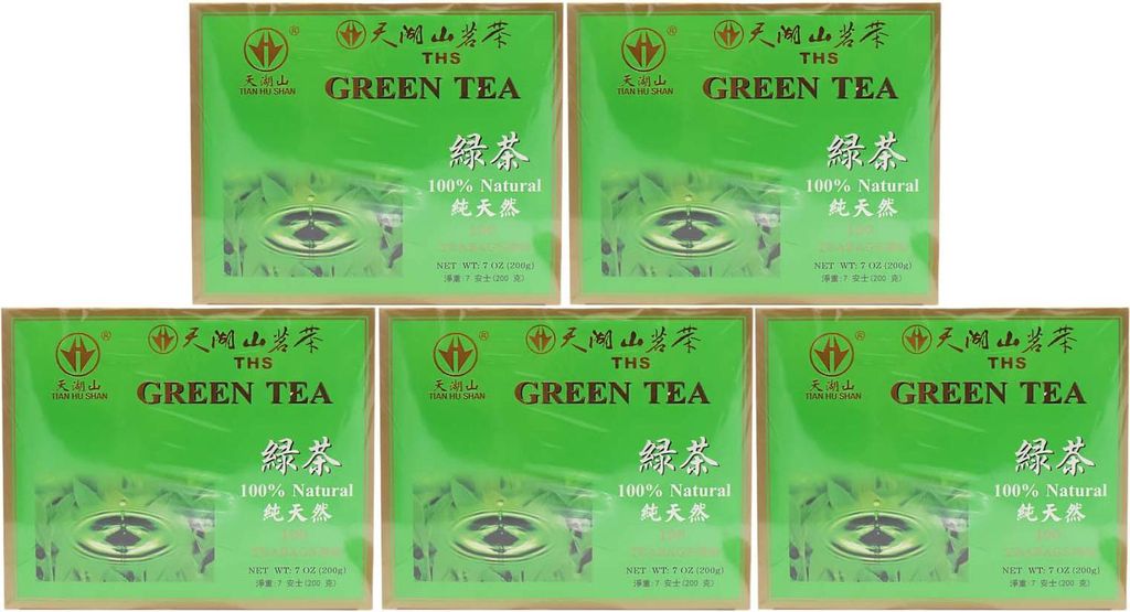 Tian Hu Shan Grüner Tee 100 Teebeutel 5x200g (=500Teebeutel)