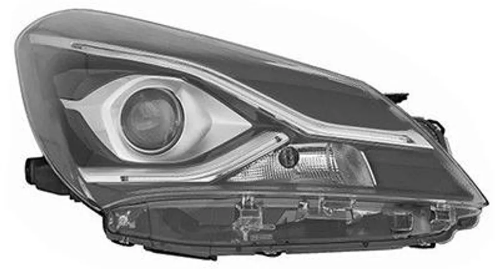 Phare droit TOYOTA Yaris P13 Van Wezel 5344968 : visibilité optimale