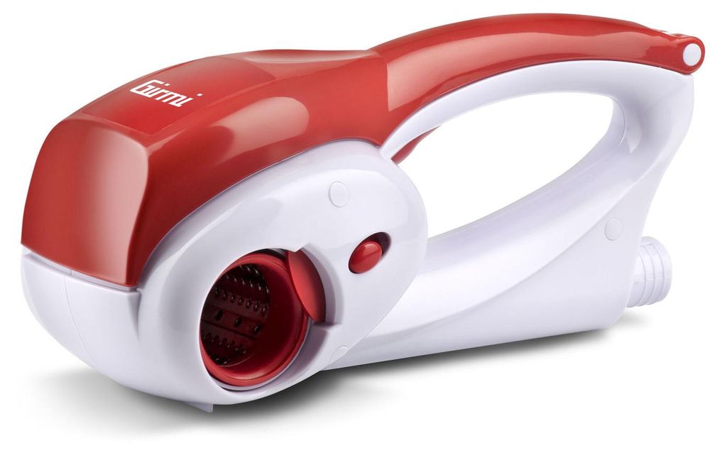Girmi GT02 Elektrische Reibe/Spiralisierer Kunststoff Rot, Weiß
