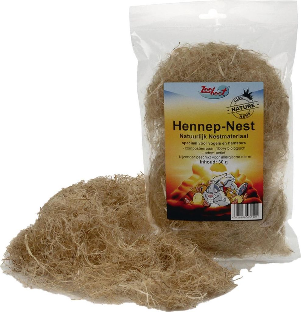 Zoobest Hanf Nistmaterial, Inhalt: 30 g