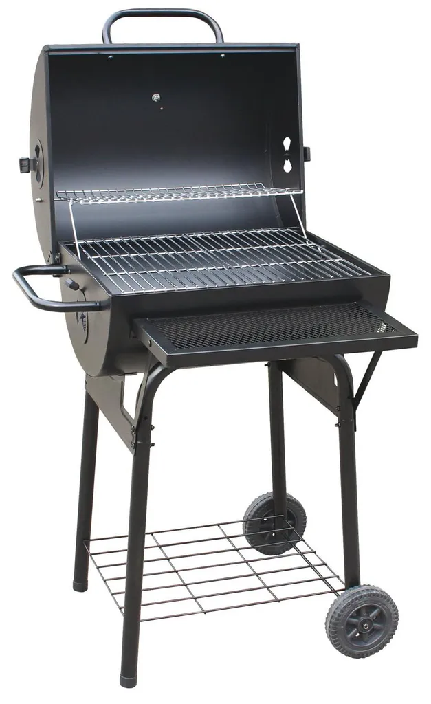 Barbecue à charbon Texas extérieur - Grille de cuisson rectangulaire