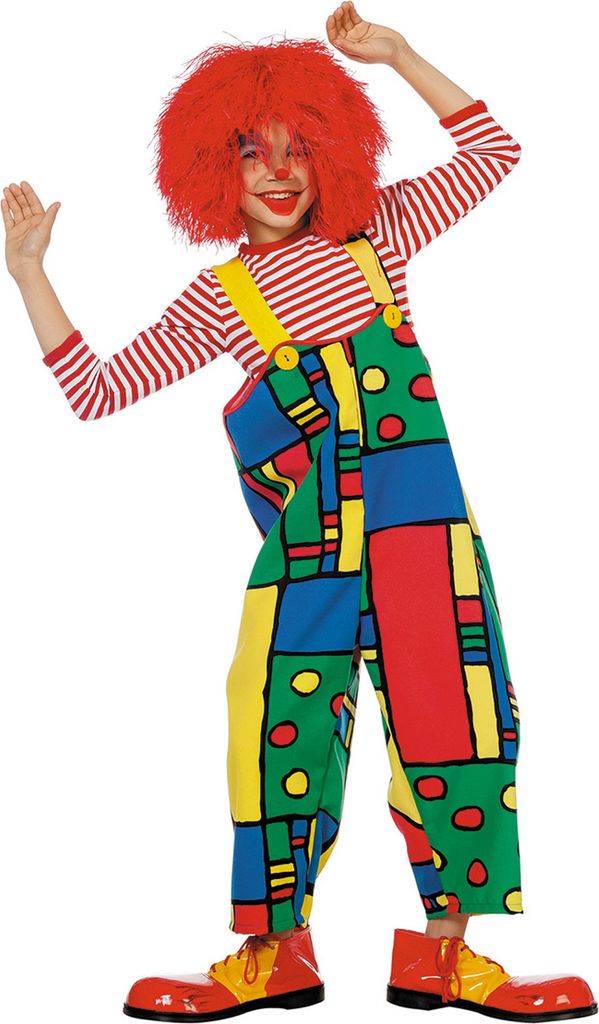 Clownslatzhose von Wilbers für Kinder - Gr. 116 cm bis 164 Produktbild 
