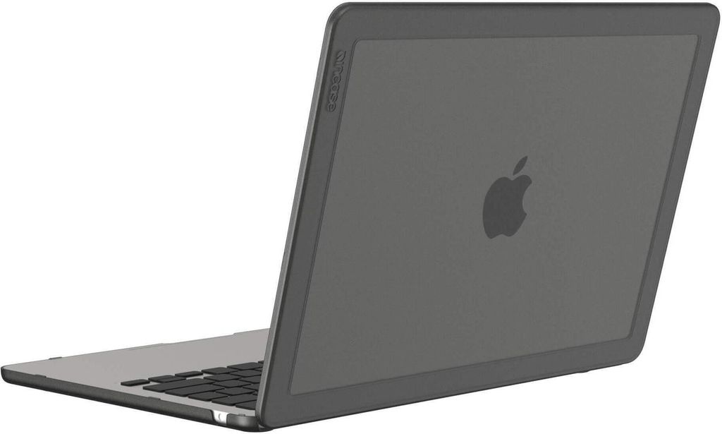 A laptop case for a MacBook Air is shown from a rear-angled view against a white background.