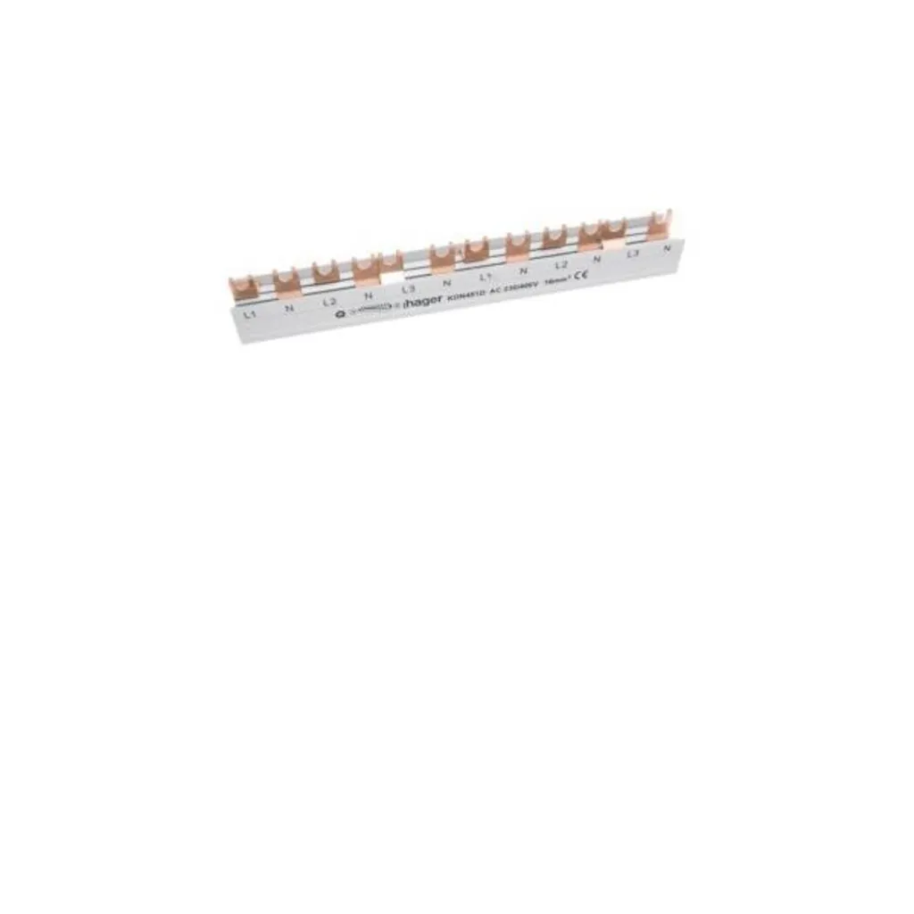 Hager KDN451D Peigne de Raccordement Phase Neutre 4 Pôles 10mm2