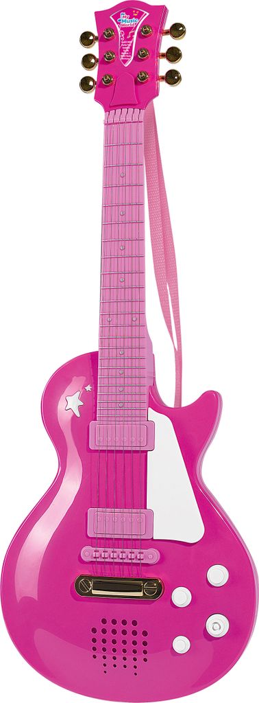 MMW Girls Rockgitarre: 6 Metallsaiten, 56cm lang, für Produktbild 