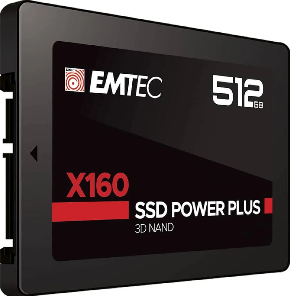 Disque SSD 512 Go Emtec X160 pour Booster le Démarrage de votre Ordinateur