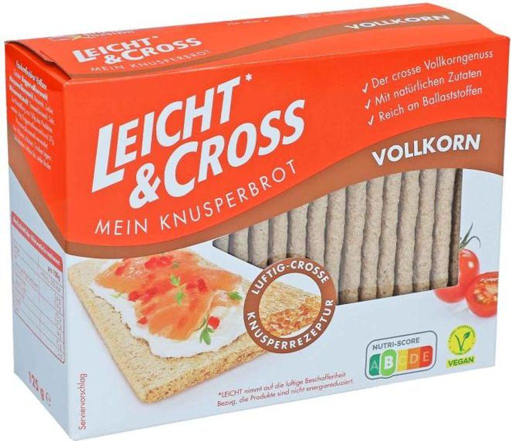 Leicht&Cross Knusperbrot Vollkorn Produktbild 