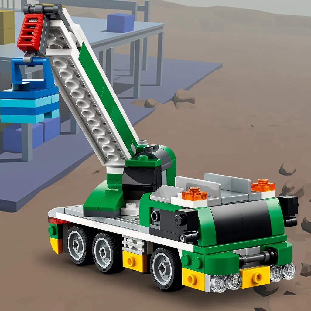 Jeu de construction camion de transport LEGO Creator 3 en 1 modulable - 16