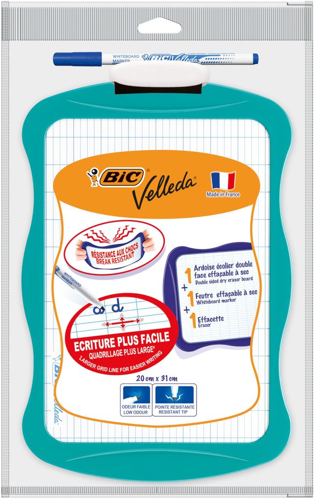 Bic 841362 BIC KIDS Lavagna bianca Velleda, dimensioni: Immagine del prodotto 