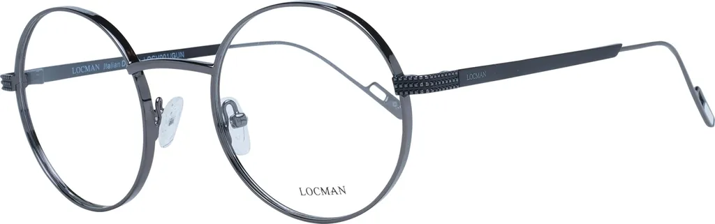 Occhiali Locman LOCV001 51GUN: Design in Metallo Grigio Antracite