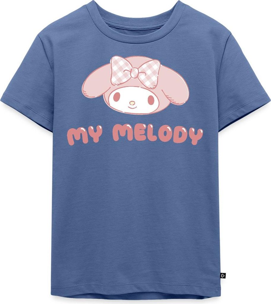 Spreadshirt My Melody Portrait Kinder Premium T-Shirt, 122/128 (6 Jahre), Taubenblau