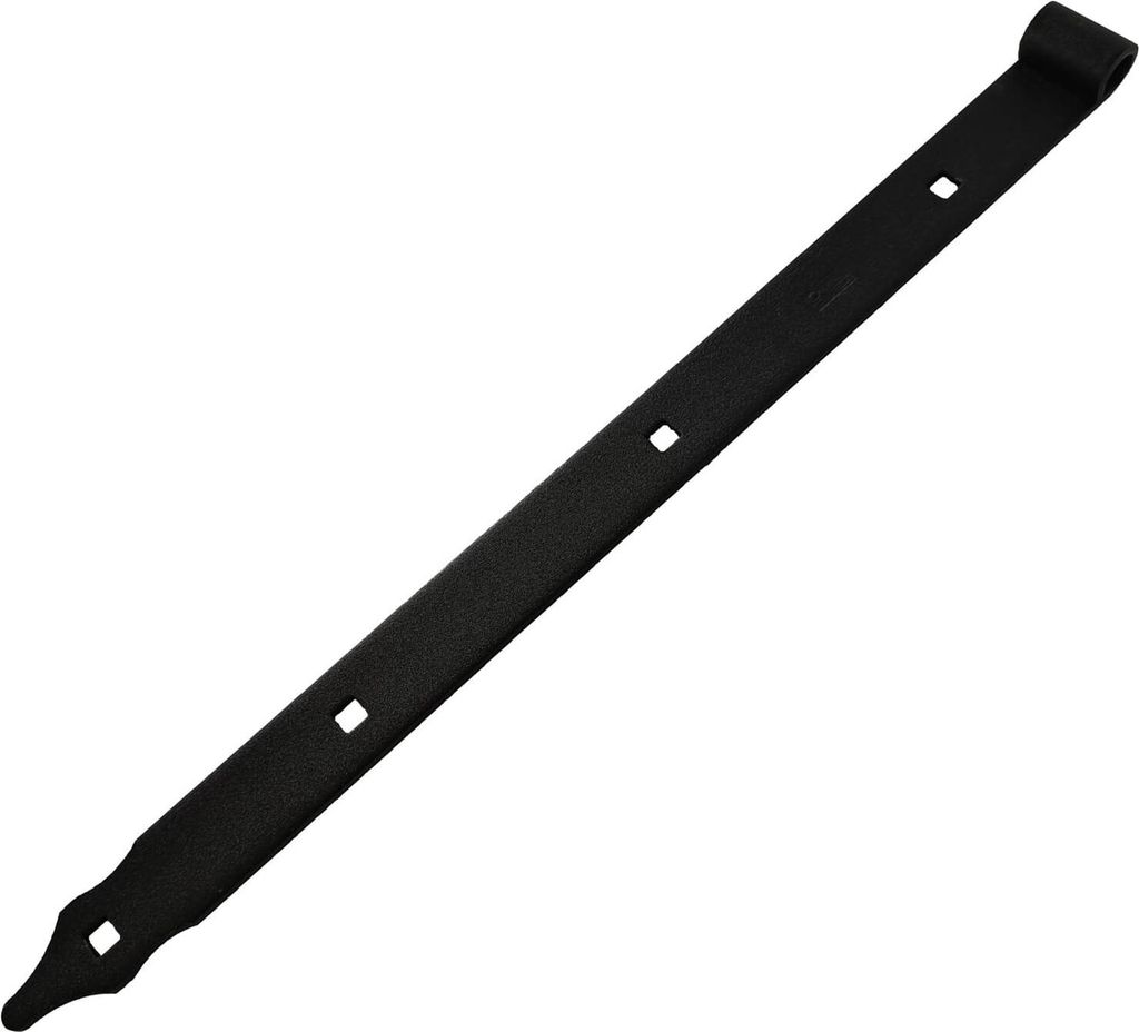 BOOGARDI Ladenband schwarz · 300mm / 400mm / 500mm / 600mm · Torband Türband Anschraubband