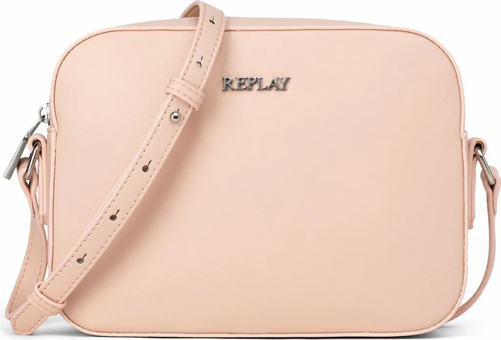REPLAY Borsa a Tracolla Peach Whip Rosa: Crossbody Donna in PU Elegante