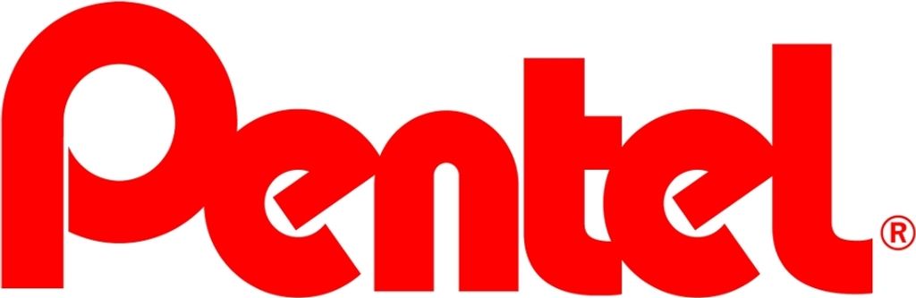 The Pentel logo is displayed in red on a white background.