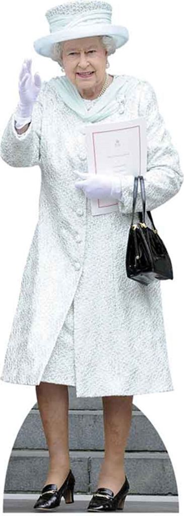 Queen Elizabeth Pappaufsteller Pappaufsteller Produktbild 