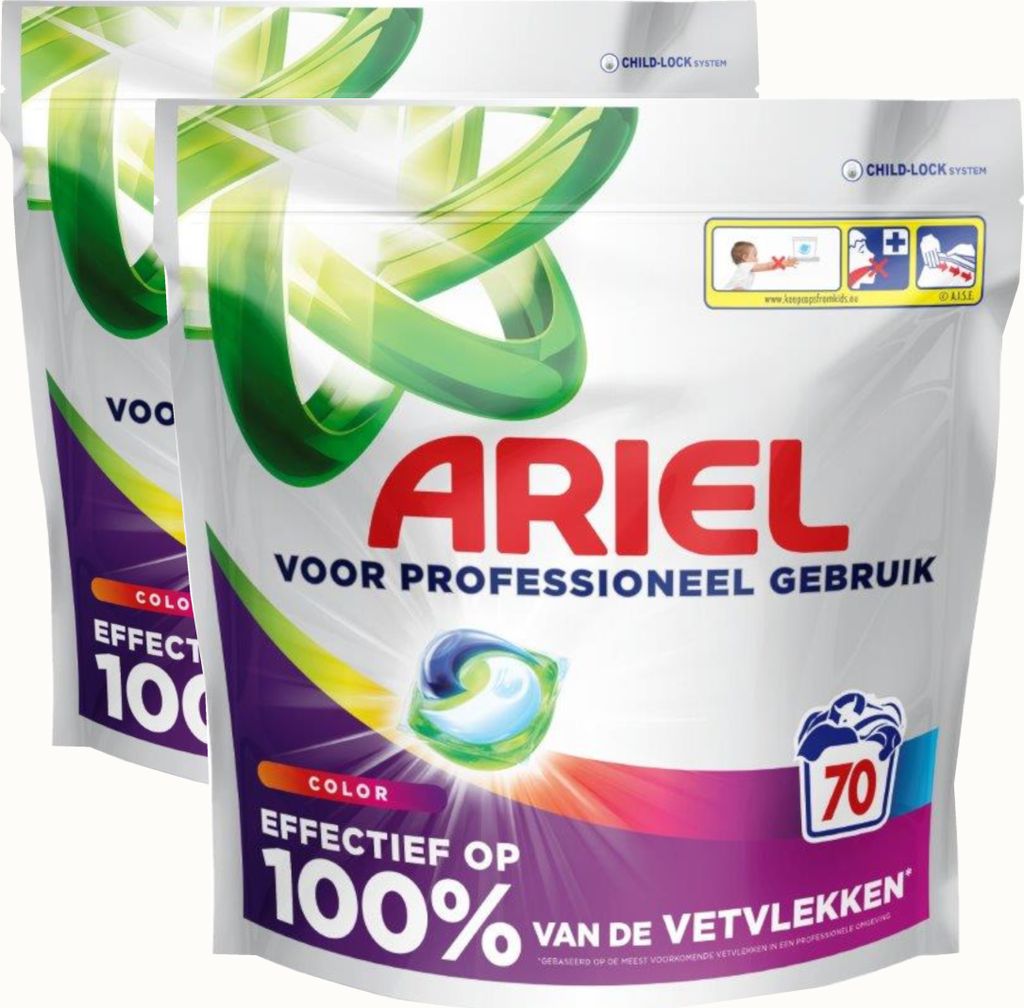 Ariel All in 1 Pods Color - 2x70 Wäschen - Vorteilspackung Produktbild 