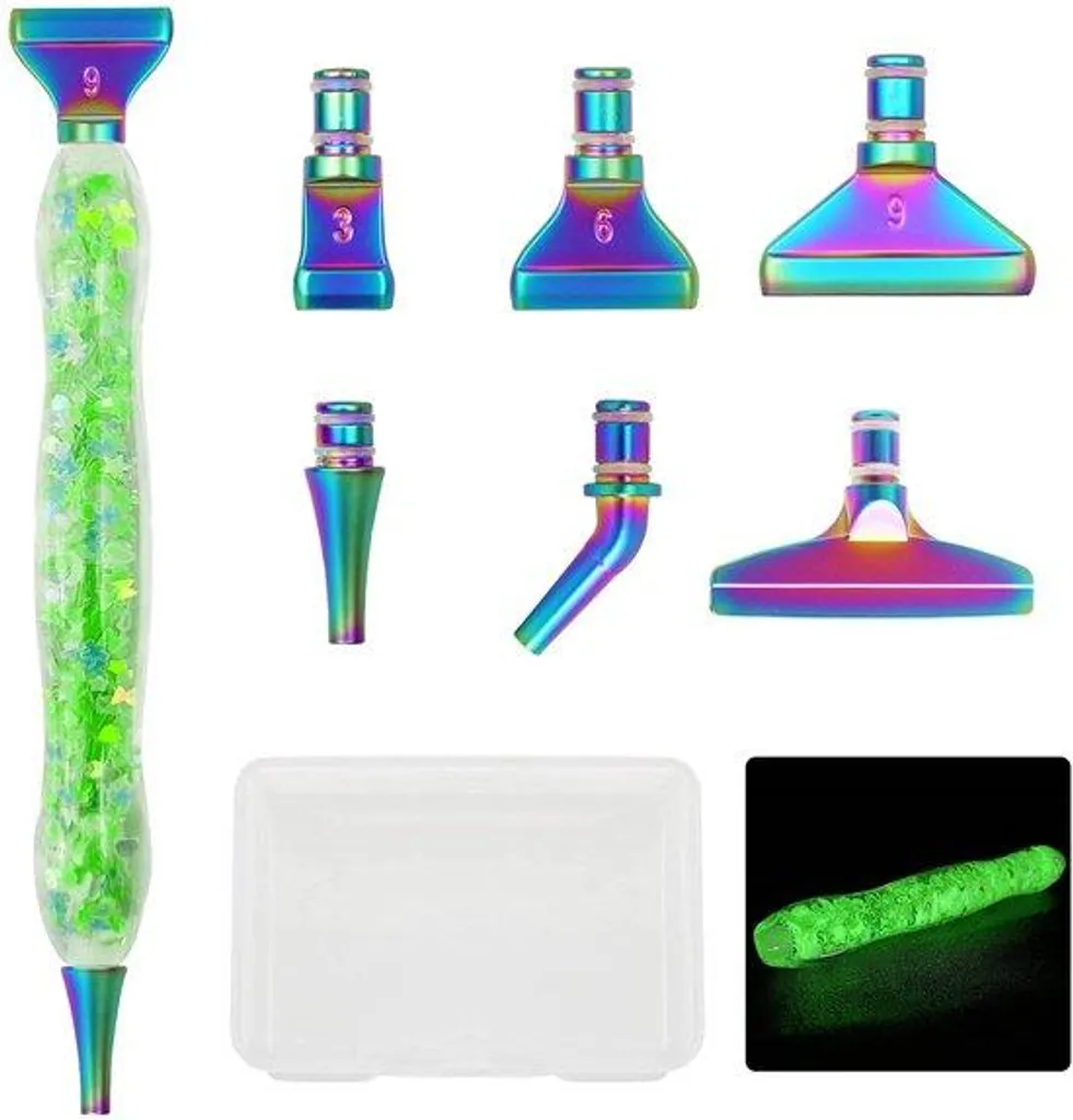 Accessoires de peinture diamant 5D embouts métalliques kit complet 6pcs
