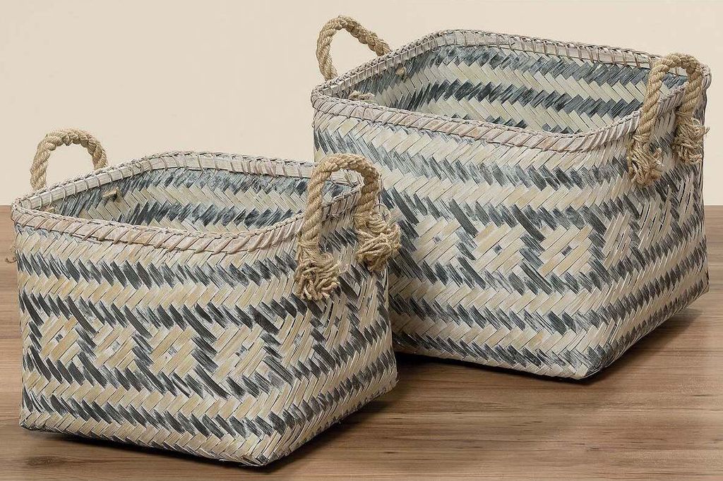 Bambus Korb Jejs, 2er-Set