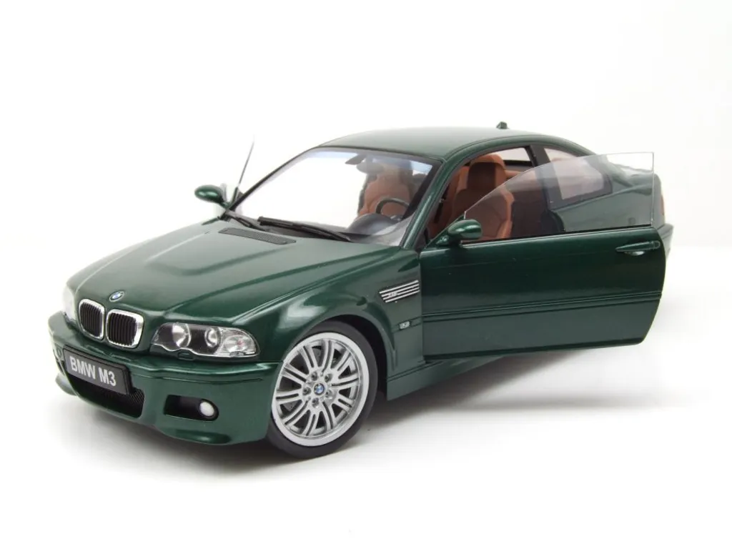 Complétez votre Collection : BMW E46 M3 Coupe 2000 Solido 1/18 Verte Précise - 10