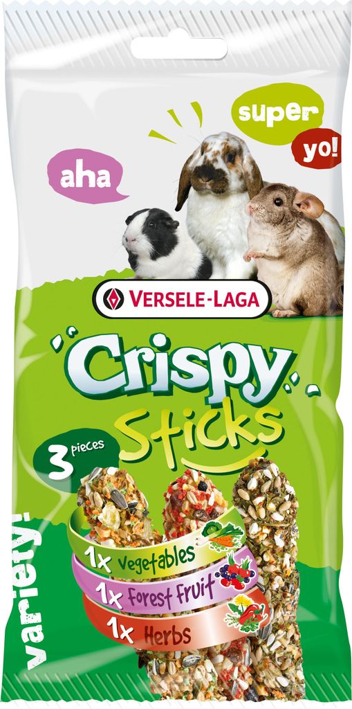 Crispy Sticks Pflanzenfresser Triple Variety Pack - 165 g