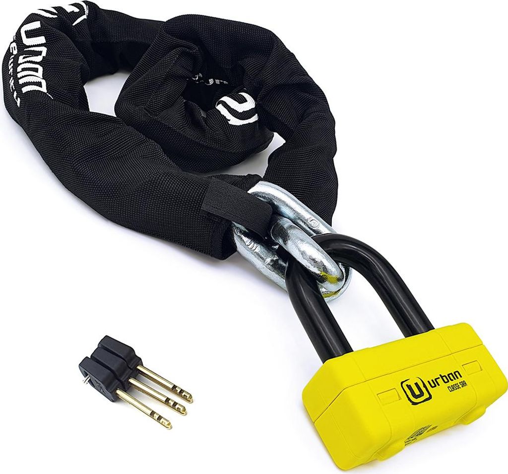 Urban Security Chain Lock 120 Sra+ur75 Bügelschloss Gelb 120 cm Gelb 120 cm
