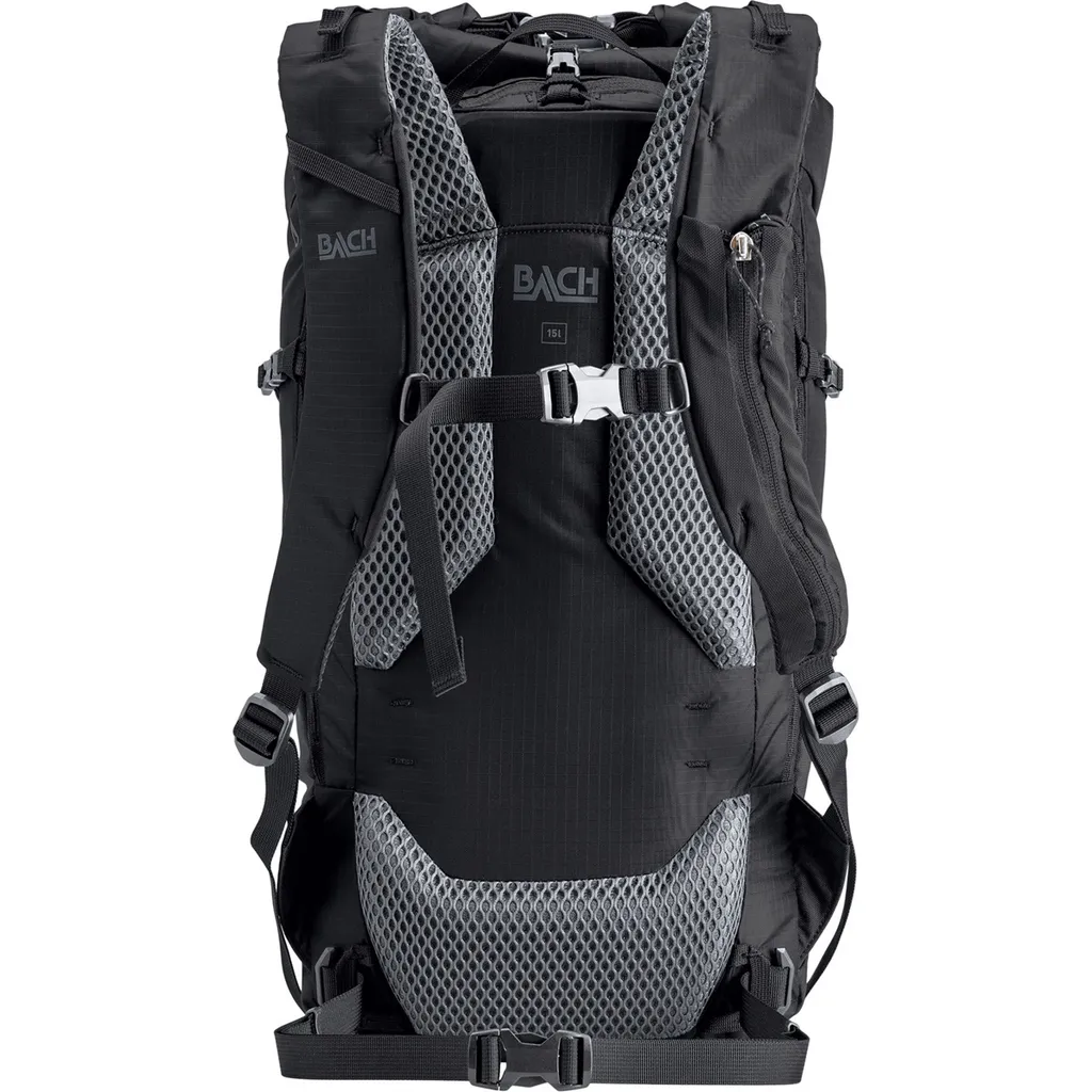 Sac à dos 15L Bach Molecule noir robuste et léger avec fermeture roll-top - 2