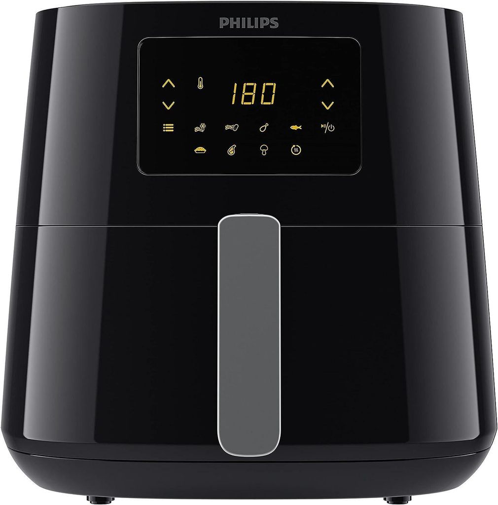 Philips Heißluftfritteuse Airfryer + Rapid Air Technik, Heissluftfritteuse ohne Fett, Heissluft, 2000,00 W, Heißluftfritteuse, Fritteuse, Fritöse