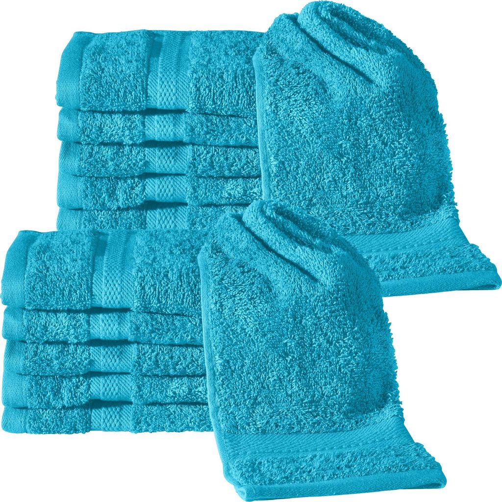 REDBEST Gästetuch Chicago" 12er-Pack türkis 30x50 cm"