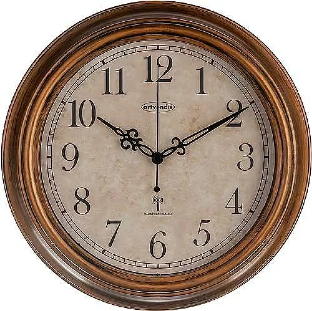 Horloge murale de jardin Artvendis 5575B fini les réglages manuels