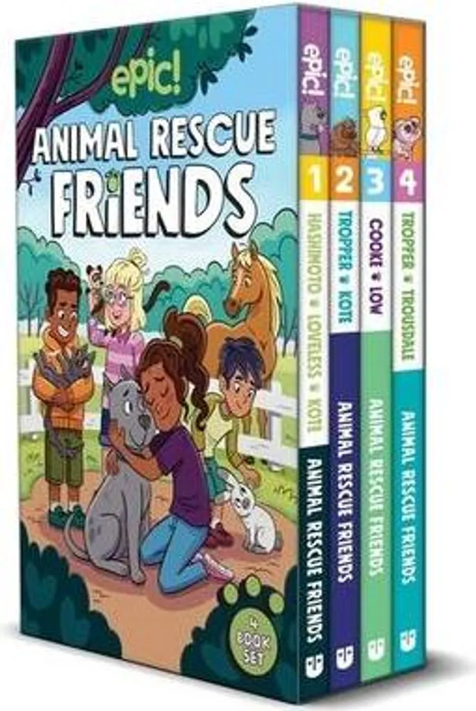 Livre Animal Rescue Friends Box Set contre l'ennui des ados