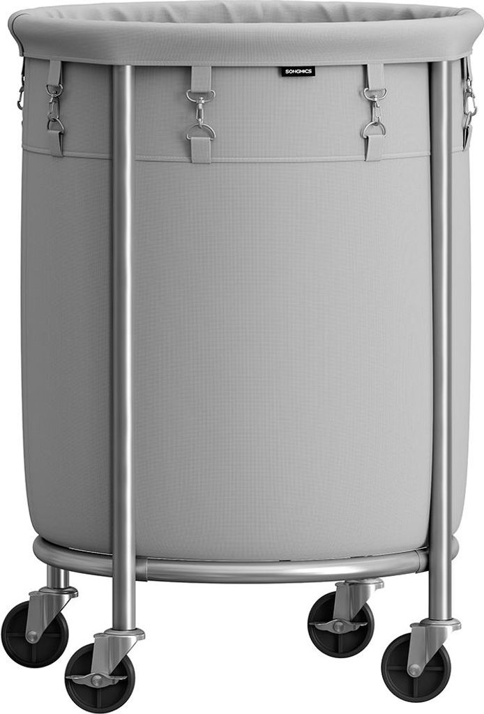 Wäschekorb mit Rollen, 110 Liter