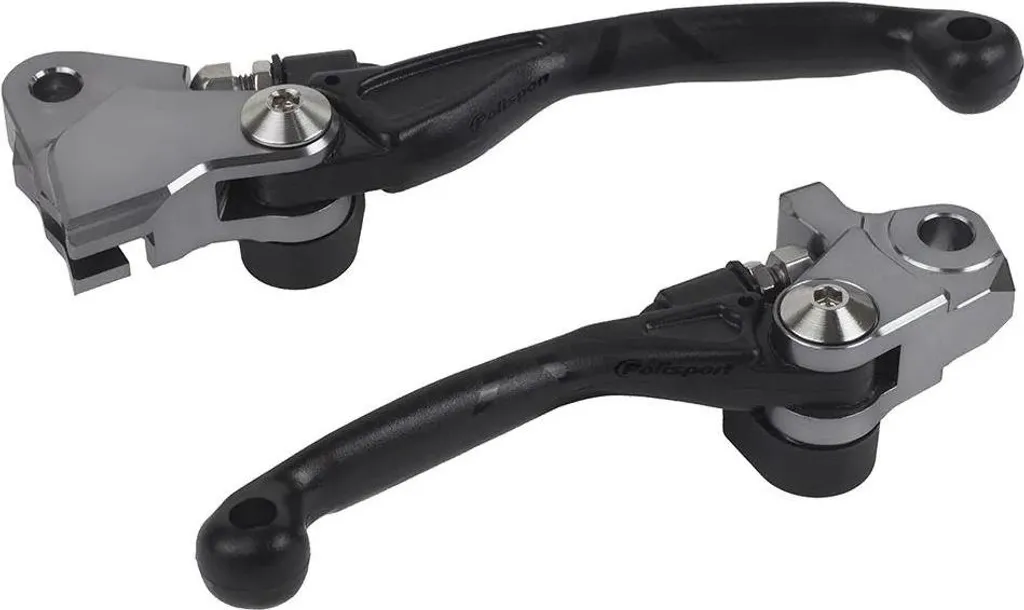 Leviers de Moto Tout-Terrain Polisport Noirs pour Kawasaki KX Series - Paire