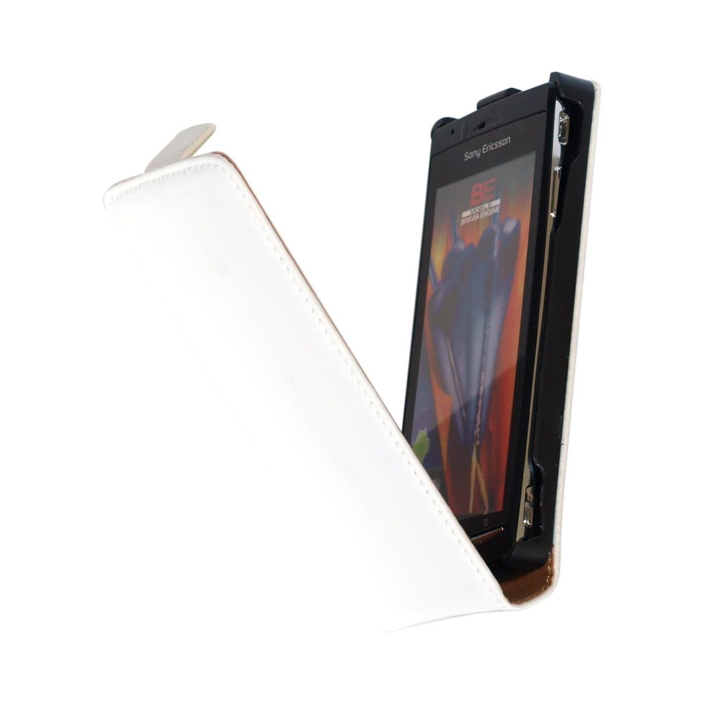 PhoneNatic Kunst-Lederhülle kompatibel mit Sony Xperia Arc Produktbild 