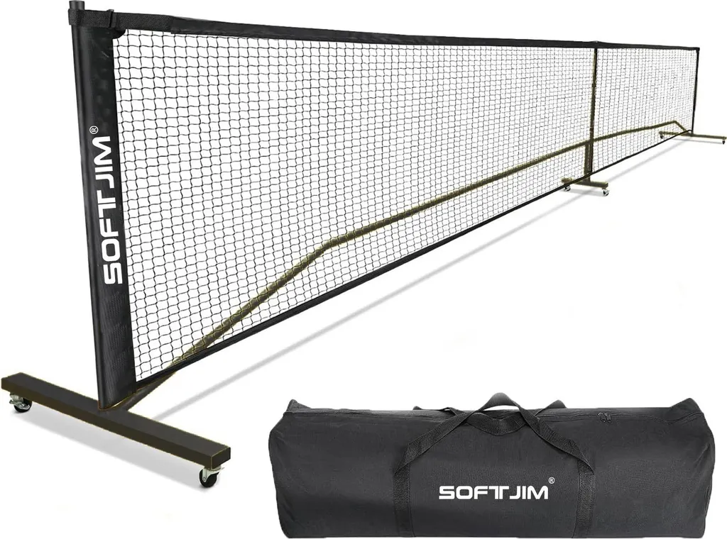 Système De Filet De Pickleball HEAD – Portable, Cadre Acier, 6,63x0,76m, Sac De Transport