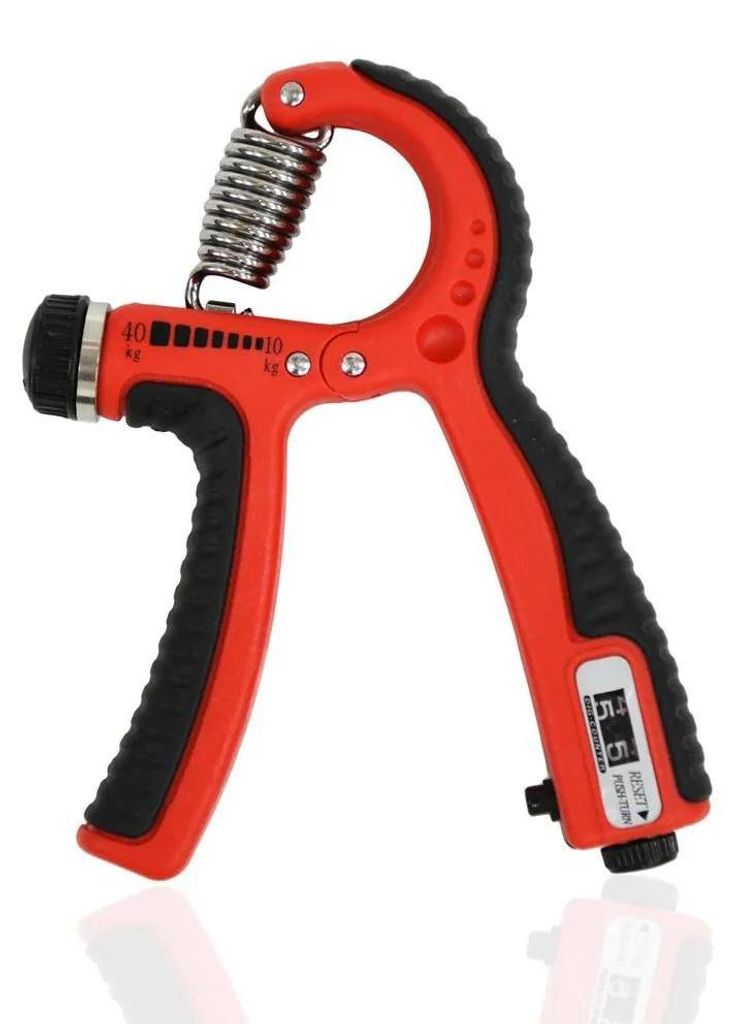 Gymstick Verstellbarer Handgriff Mit Zähler 10-40kg Rot  Produktbild 