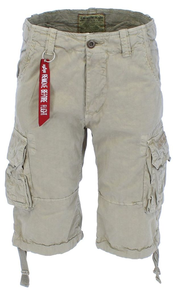 Pánské cargo šortky Alpha Industries Jet Short, barva: Bone Obrázek produktu 