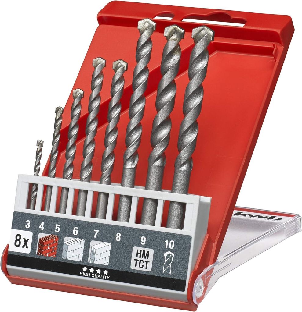 kwb 039800 drill bit Drill bit set 8 pc(s) Image du produit 