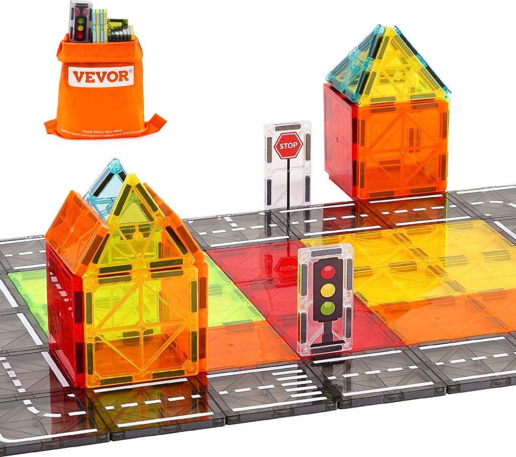 Magnetic Building Kinder Spielzeug Magnetische Bausteine Blöcke 56-teilig