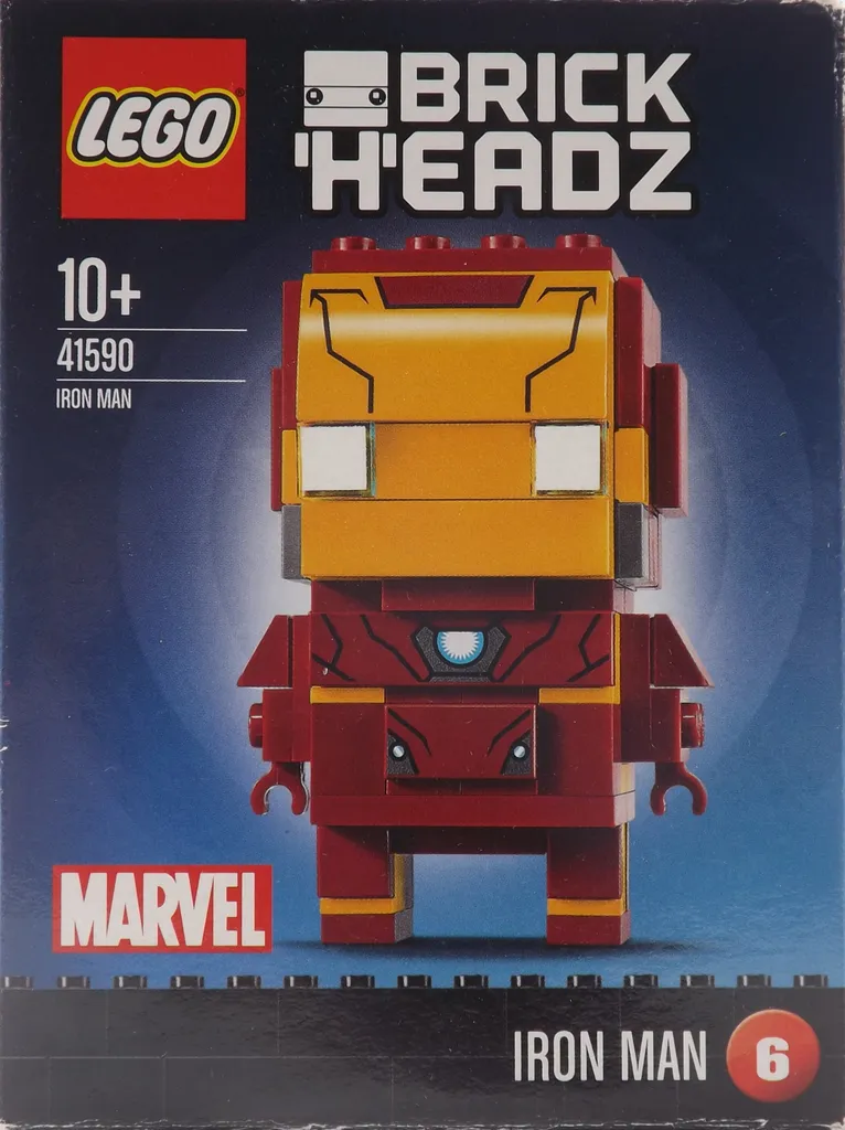 LEGO BrickHeadz 41590 Iron Man : Figurine de Collection Marvel Avengers - 6
