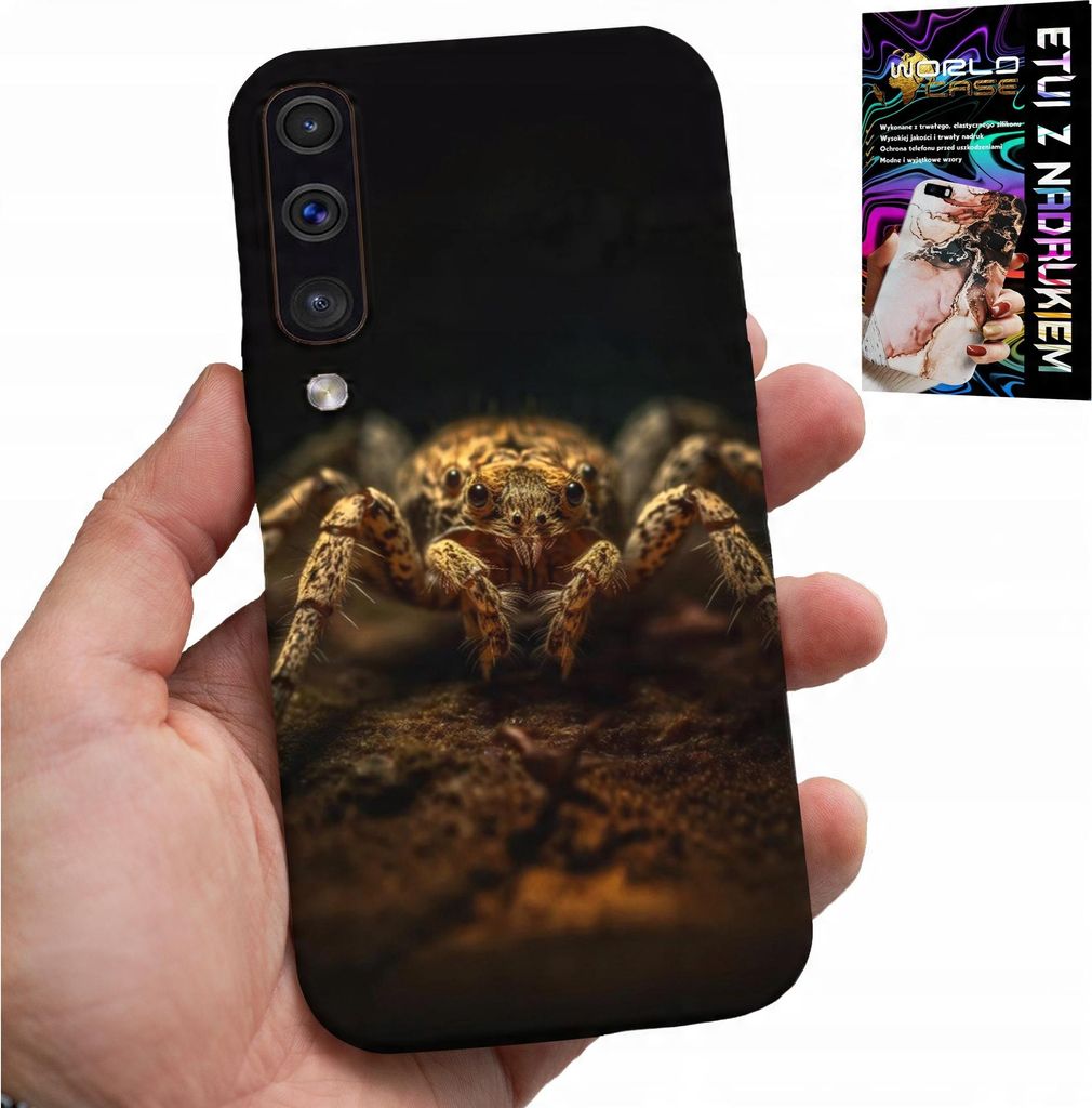 Etui Für Samsung A50 / A30S - Spinne Vogel Spinnen Arachnid Etui