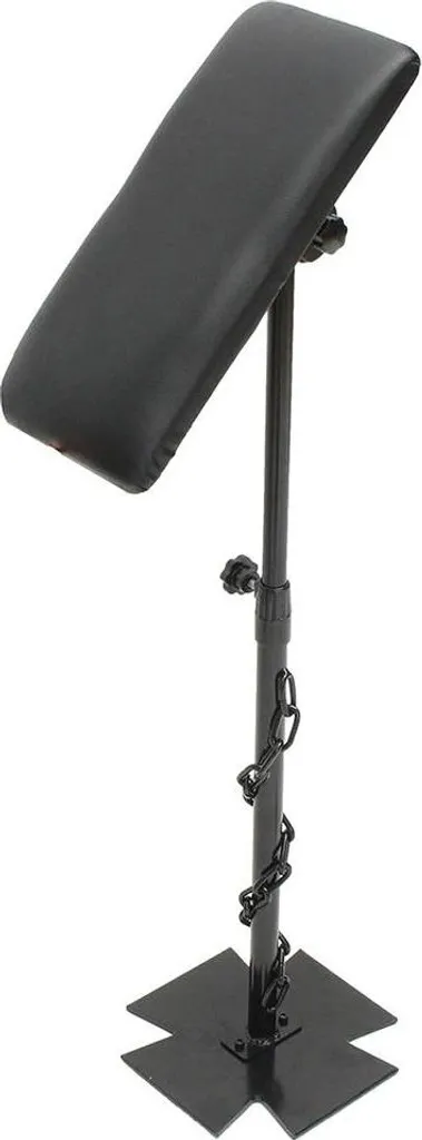 Support Manucure Rotatif 360° avec Coussin Rembourré Largeur 38,5 cm Noir