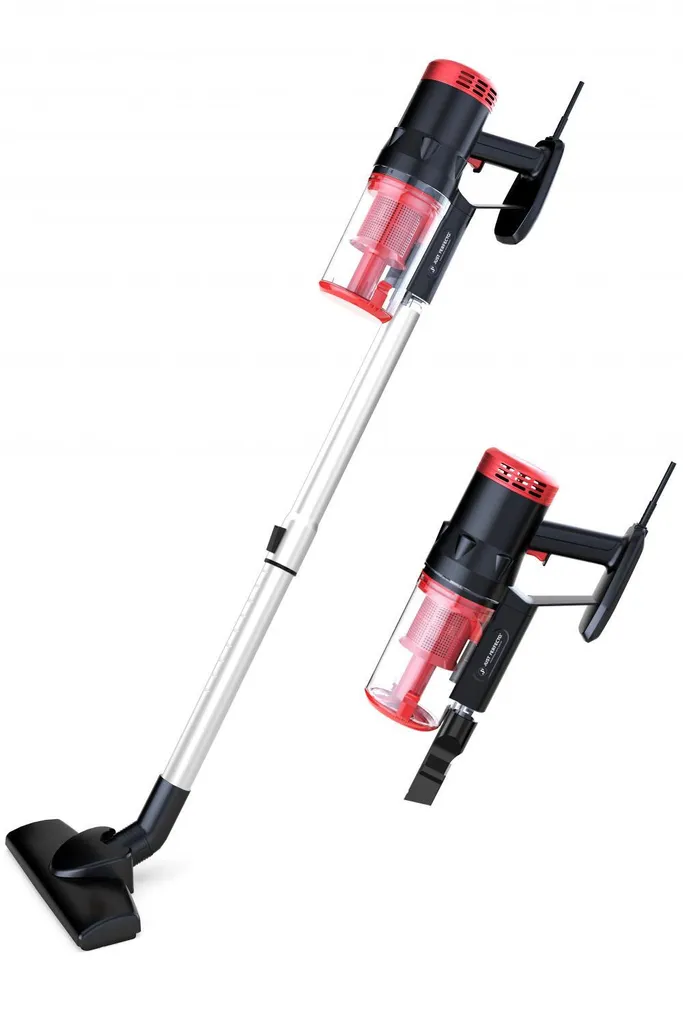 Aspirateur balai sans fil rechargeable 3 en 1 Just Perfecto coloris Rouge