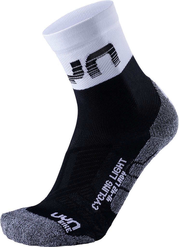 UYN Cycling Light Fahrradsocken Damen black/white 37-38