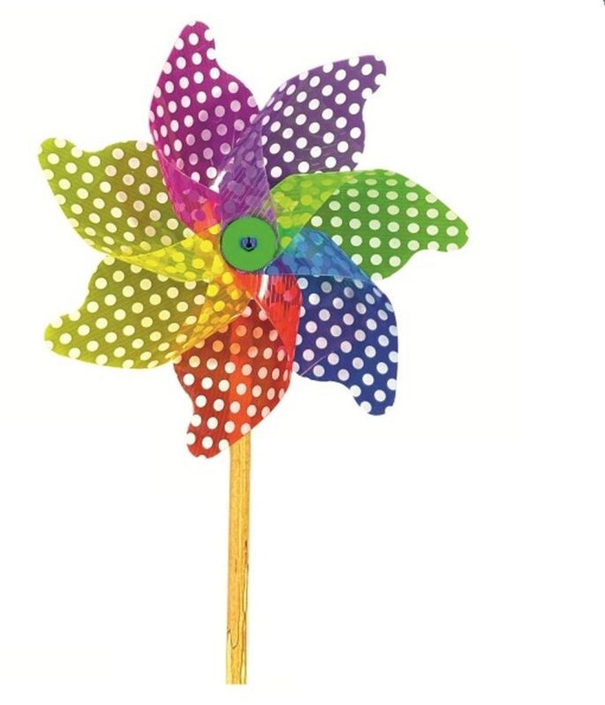 Windrad gepunktet XL 45cm Produktbild 