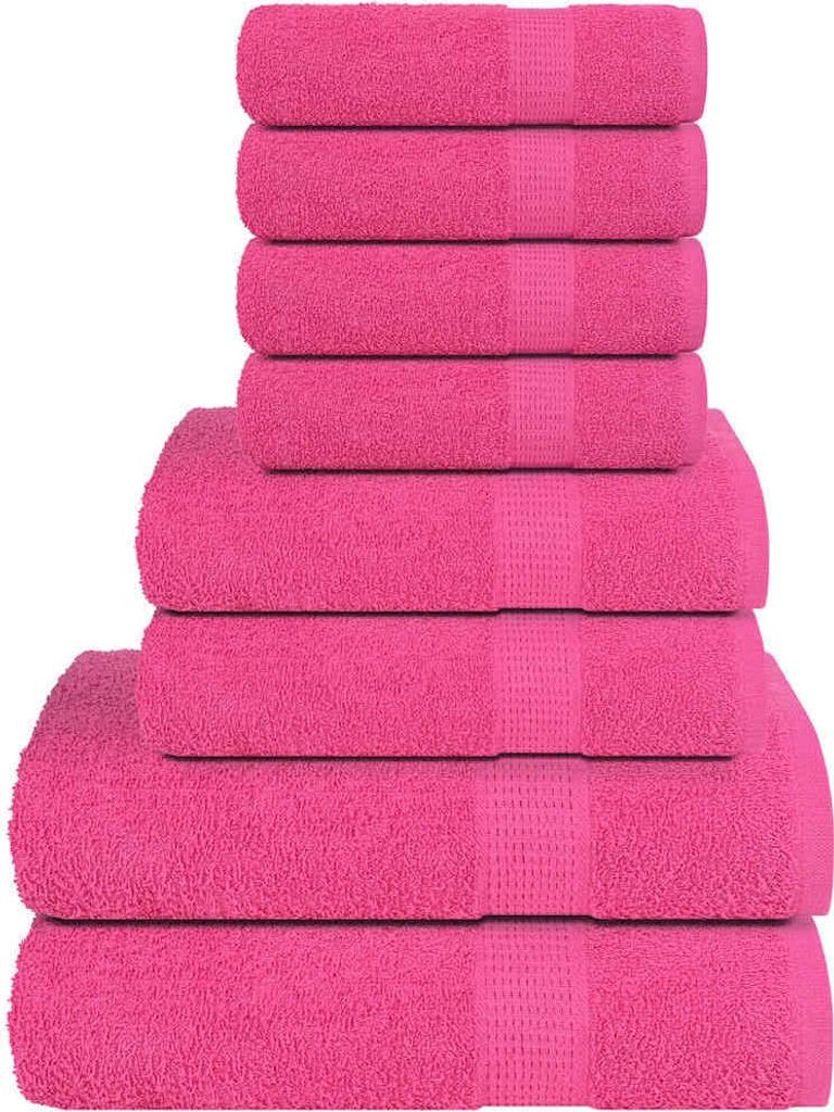 8-tlg. Handtuch-Set FROGN Rosa 360 g/m²