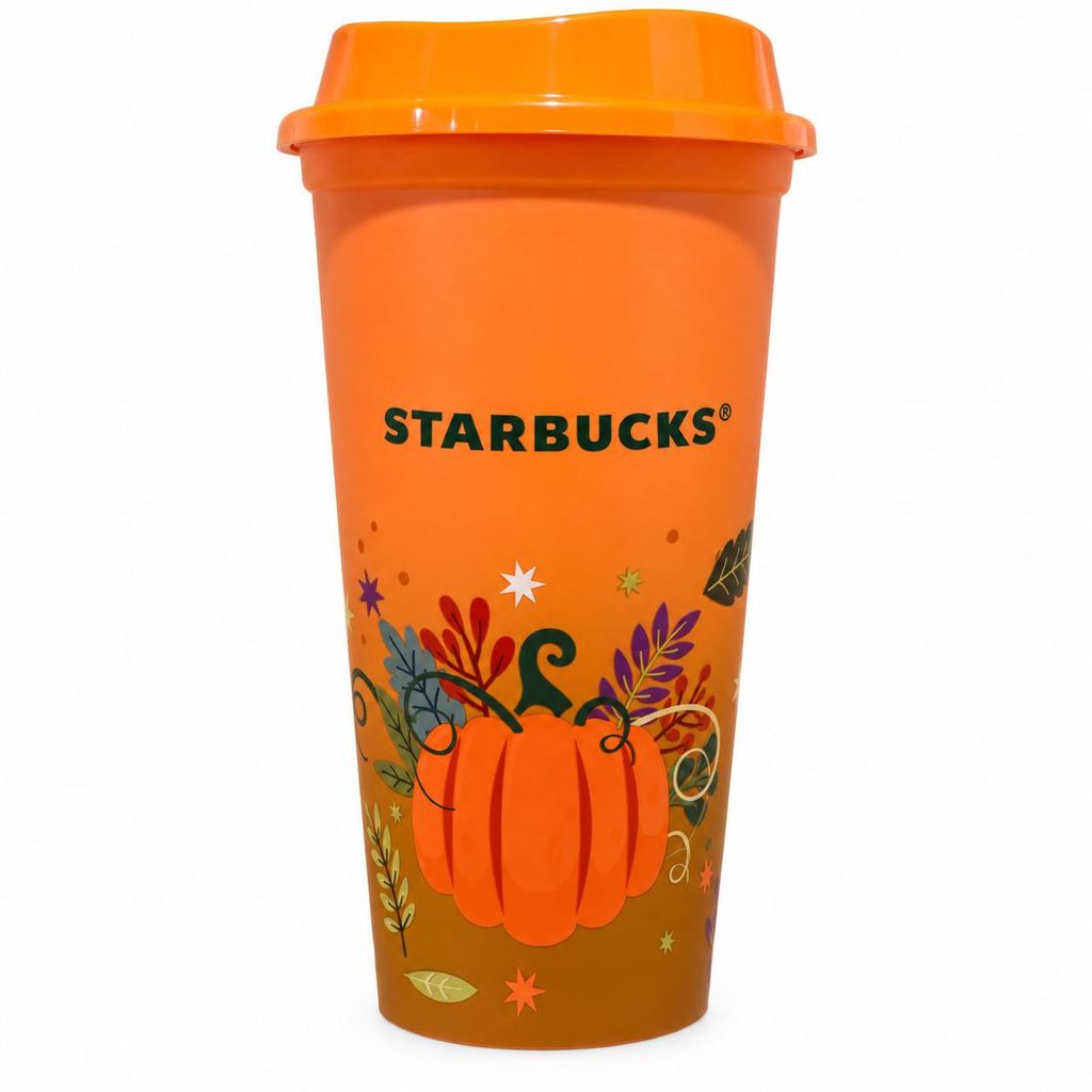 Starbucks Halloween Pumpkin Patch Reusable To Go Becher Produktbild  KI-generiertes Bild