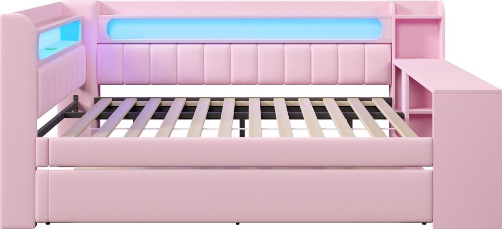 Flieks Jugendbett 140x200cm mit Led und Usb, Tagesbett Produktbild 