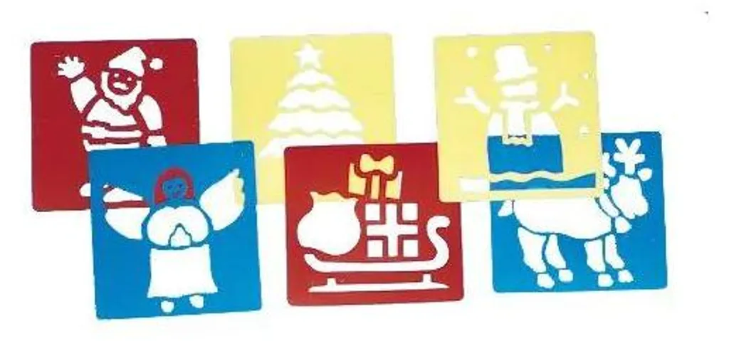 Pochoirs Noël Faciles : Réussissez vos Dessins de Fêtes sans savoir Tracer