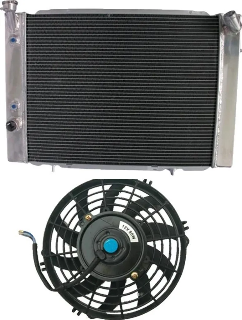 Radiateur de Refroidissement Moteur 3 Rangs en Aluminium Haute Capacité