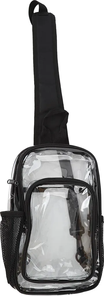 Borsa a tracolla trasparente per viaggi e sport outdoor impermeabile